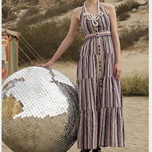 Anthropologie Maeve  Stripe Maxi dress